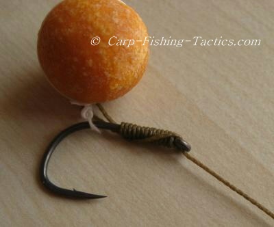 Attach pop up hook baits