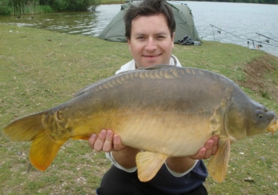 A different strain of carp caught from Bradleys weighing over 14 pounds