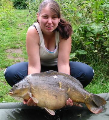 Picture of Lou's Big 22 half Carp from RMC Waters