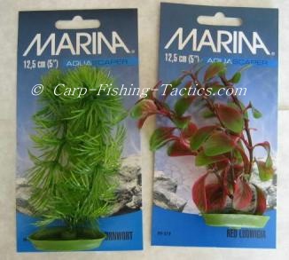 Range of other fake weeds for carp fishing tactics