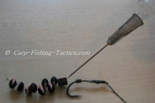 Inject oils & flavours to the hemp rig for additional carp attraction