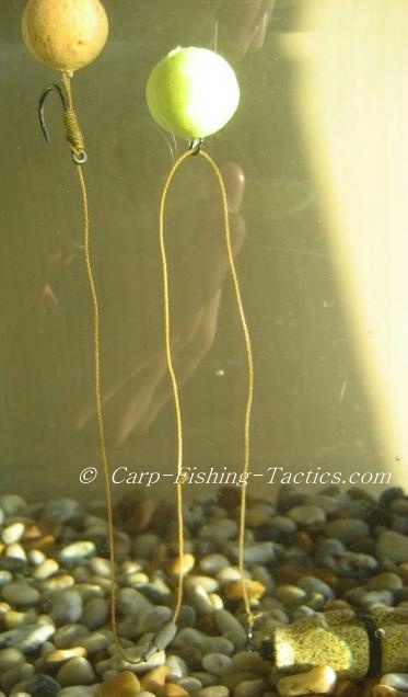 Increasing the length of carp rigs