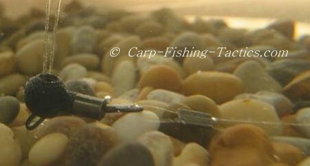 Close up on how the carp rig rotates