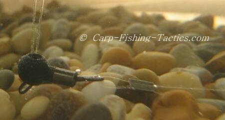 Close up on how the carp rig rotates