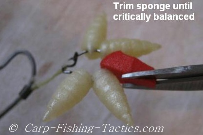 balancing the rigs weight for buoyancy in water