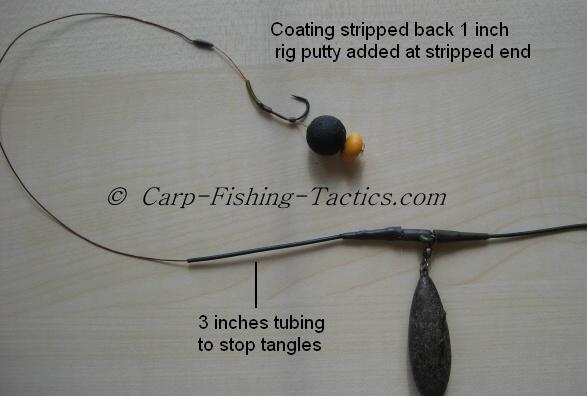 A Tangle-free Carp fishing rigs for single hook bait tactics