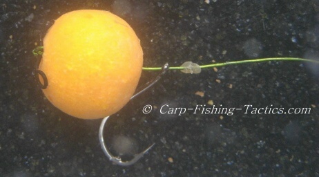 The simple spin hook rig presented on silt beds