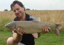 A double grass carp with great fighting ability