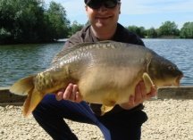 Oxford linear Oxlease lake 16 Pounds caught on the Fake Weed Rig