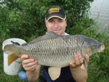 A double-figured common carp