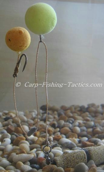 Z carp rigs from different angle