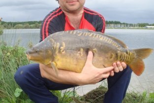 Photo of Holding carp after caught