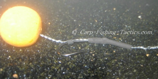 Picture shows Combi-rig using bright baits