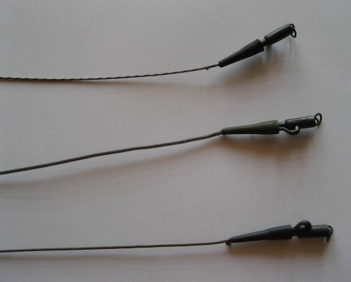 Photo of 3 different coloured leadcores