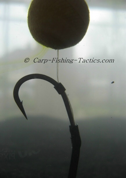 Image of another version of pop up carp rig system